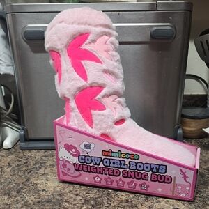 Pink and White Cowgirl Boots
